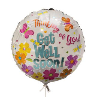 Get Well Soon helium balloon